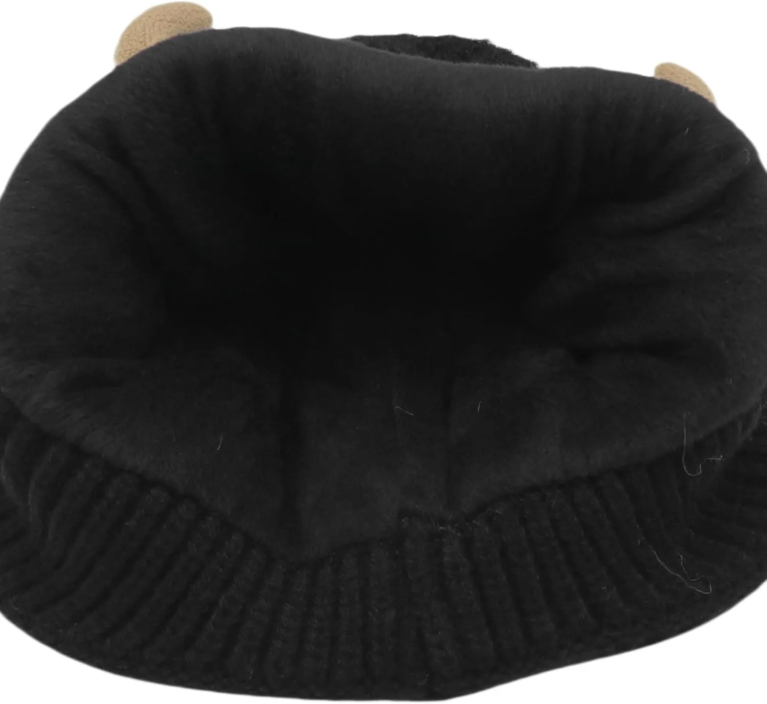 Cute Reindeer Moose Hat Winter Warm Knitted Beanie Cap Christmas Antler Beanie Ski Skull Cap for Women Men