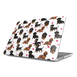 Dachshund Heart MacBook Case, MacBook Air Case, MacBook Air 13 Case, MacBook Pro Case, MacBook Pro 14 inch Case