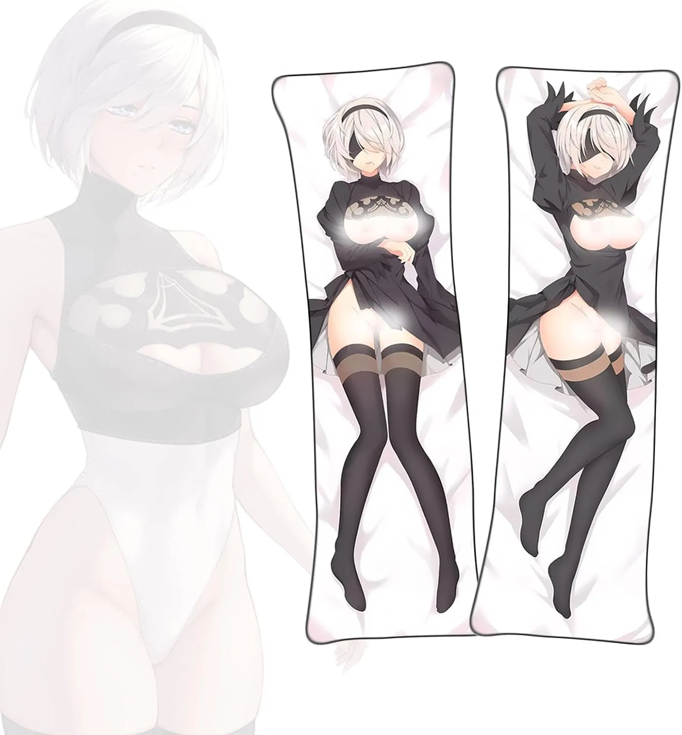 Dakimakura 2B Body Pillowcase Double-Sided Printed Pillowcase Uncensored Dakimakura