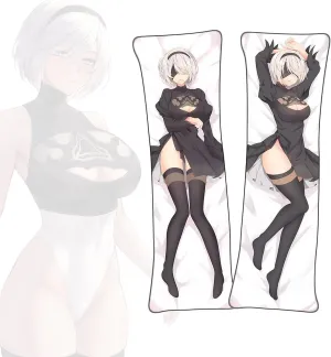 Dakimakura 2B Body Pillowcase Double-Sided Printed Pillowcase Uncensored Dakimakura