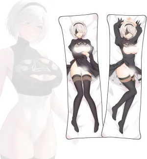 Dakimakura 2B Body Pillowcase Double-Sided Printed Pillowcase Uncensored Dakimakura