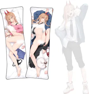 Dakimakura Chainsaw Man Power Body Pillowcase Double-Sided Printed Pillowcase Uncensored Dakimakura