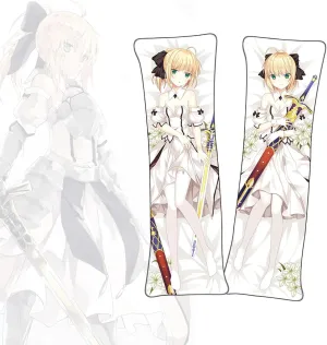 Dakimakura Fate/Grand Order Altria Pendragon Anime Body Pillow Cover Dakimakura Short Plush Throw Pillowcase