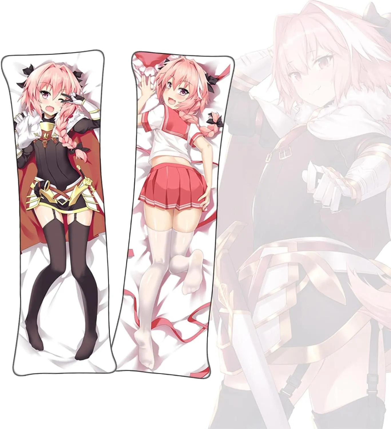 Dakimakura Fate/Grand Order Astolfo Anime Body Pillow Dakimakura Double Sided Body Pillow Cover