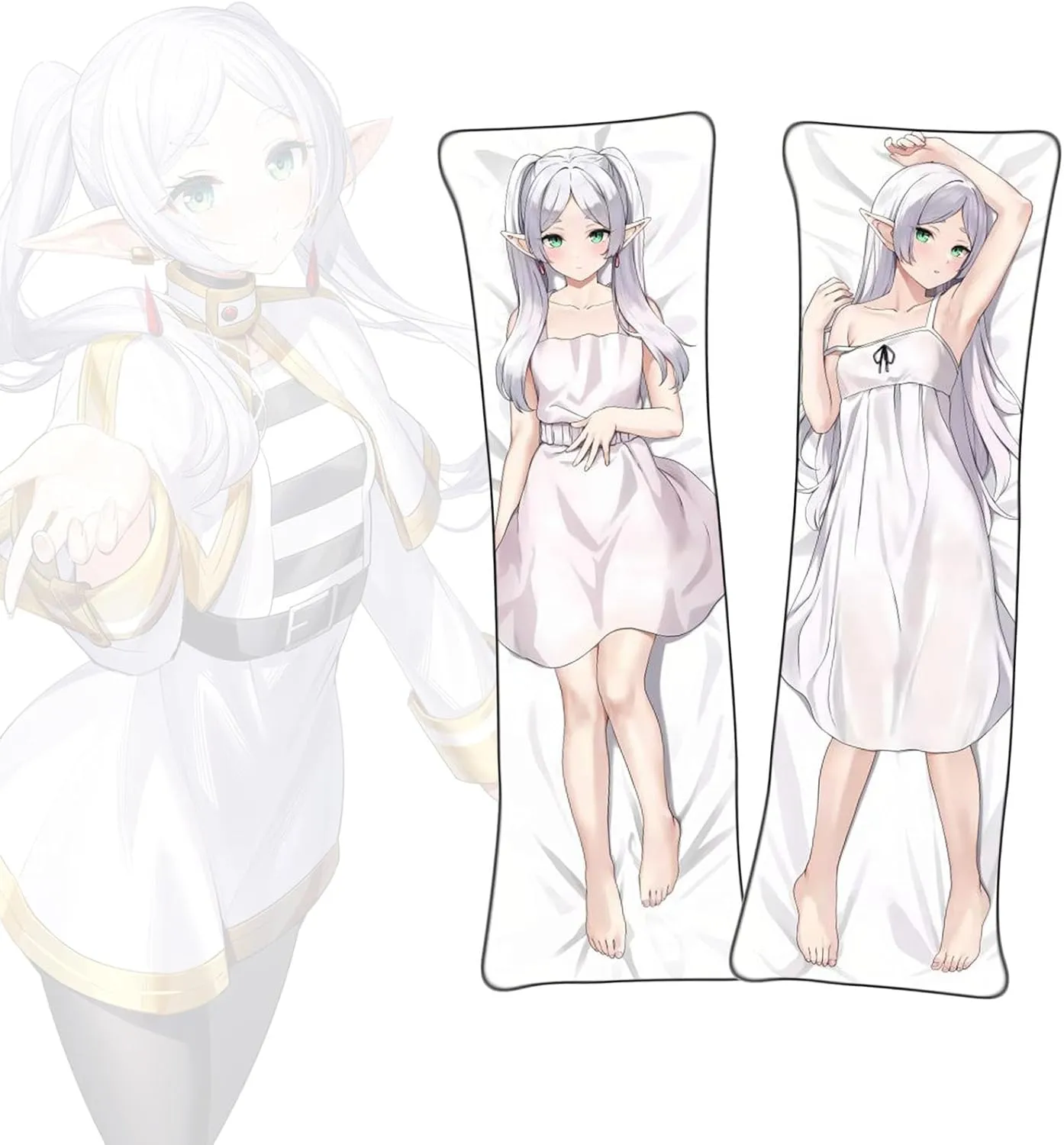 Dakimakura Frieren Body Pillowcase Double-Sided Printed Pillowcase Uncensored Dakimakura