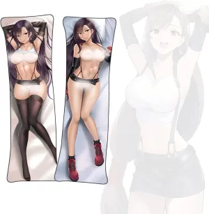 Dakimakura Tifa Body Pillowcase Double-Sided Printed Pillowcase Uncensored Dakimakura