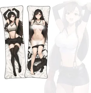 Dakimakura Tifa Body Pillowcase Double-Sided Printed Pillowcase Uncensored Dakimakura