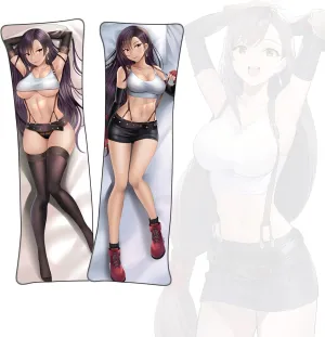 Dakimakura Tifa Body Pillowcase Double-Sided Printed Pillowcase Uncensored Dakimakura
