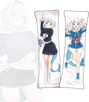 Dakimakura VTuber Gawr Gura Body Pillowcase Double-Sided Printed Pillowcase Uncensored Dakimakura
