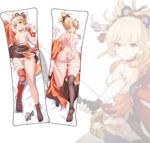 Dakimakura Yoimiya《Genshin Impact》Anime Dakimakura Otaku Wives or Husbands Life Size Double Sided Body Pillow Cover