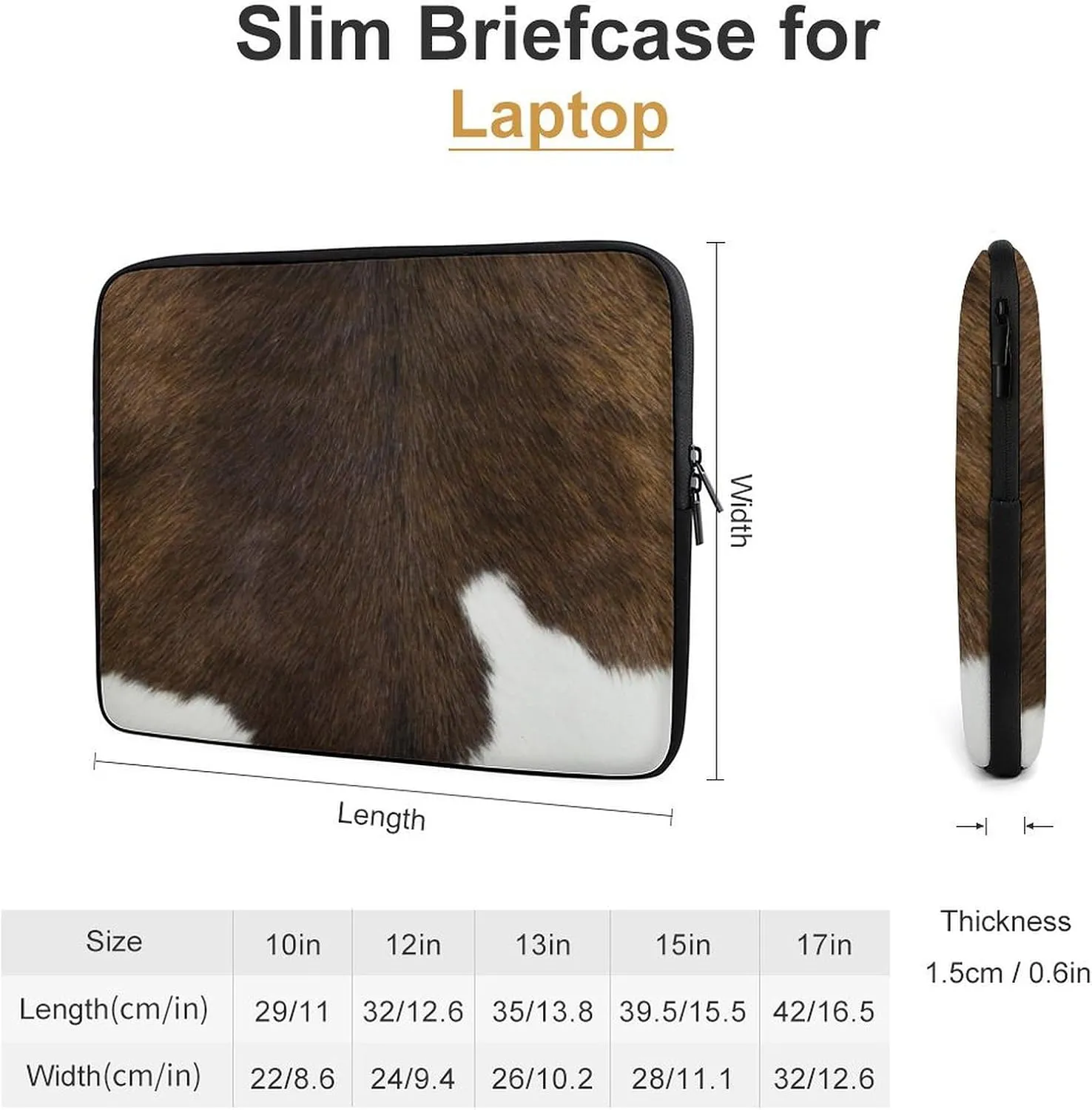 Dalmatian Print Fashion All Print Hands Free Withdrawal Laptop Bag Unisex