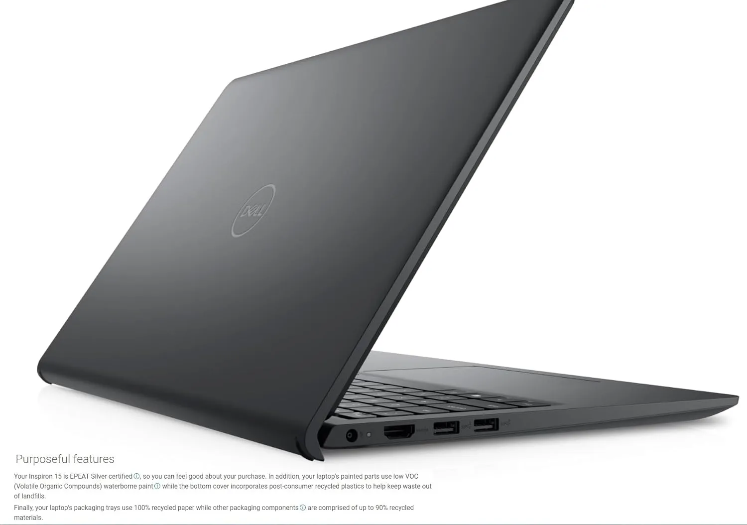 Dell 2023 Inspiron 15 Business Laptop, 15.6" 1920x1080 FHD, 12th Gen Intel i5-1235U 4.4 GHz,16G RAM, 512G SSD, Win 11 Pro, Webcam, Bluetooth, Carbon Black