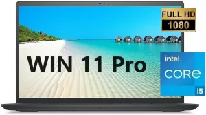 Dell 2023 Inspiron 15 Business Laptop, 15.6" 1920x1080 FHD, 12th Gen Intel i5-1235U 4.4 GHz,16G RAM, 512G SSD, Win 11 Pro, Webcam, Bluetooth, Carbon Black