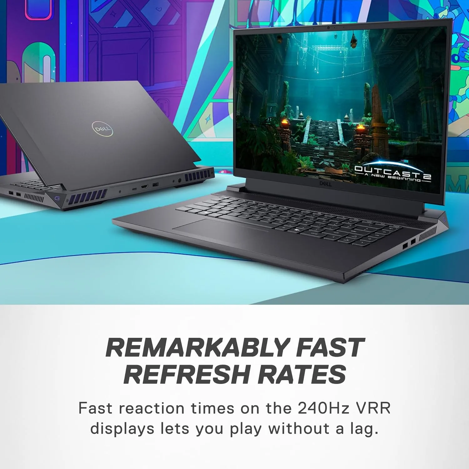 Dell G16 7630 Gaming Laptop - 16-inch QHD  240Hz 3ms Display, Intel Core i9-13900HX, 16GB DDR5 RAM, 1TB SSD, NVIDIA GeForce RTX 4070 8GB GDDR6, Windows 11 Home, Onsite Service - Metallic Nightshade