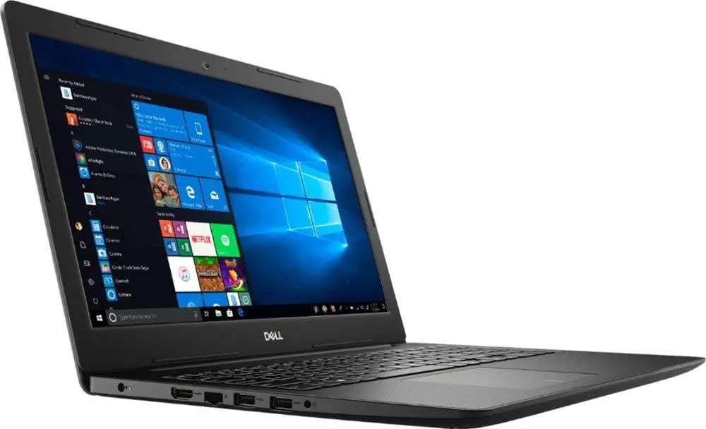 Dell Inspiron 3583 (i3583-3756BLK) Laptop, 15.6" HD Touch Screen, Intel Core i3-8145U Upto 3.90GHz, 8GB RAM, 128GB NVMe SSD, HDMI, Card Reader, Wi-Fi, Bluetooth, Windows 10 Home S