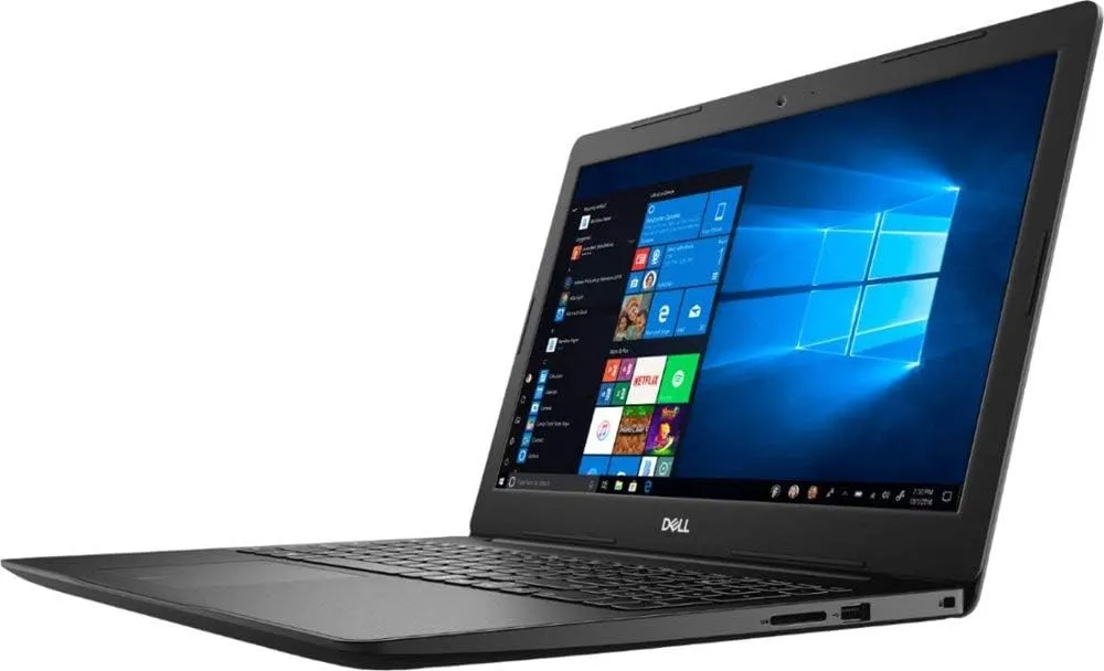 Dell Inspiron 3583 (i3583-3756BLK) Laptop, 15.6" HD Touch Screen, Intel Core i3-8145U Upto 3.90GHz, 8GB RAM, 128GB NVMe SSD, HDMI, Card Reader, Wi-Fi, Bluetooth, Windows 10 Home S
