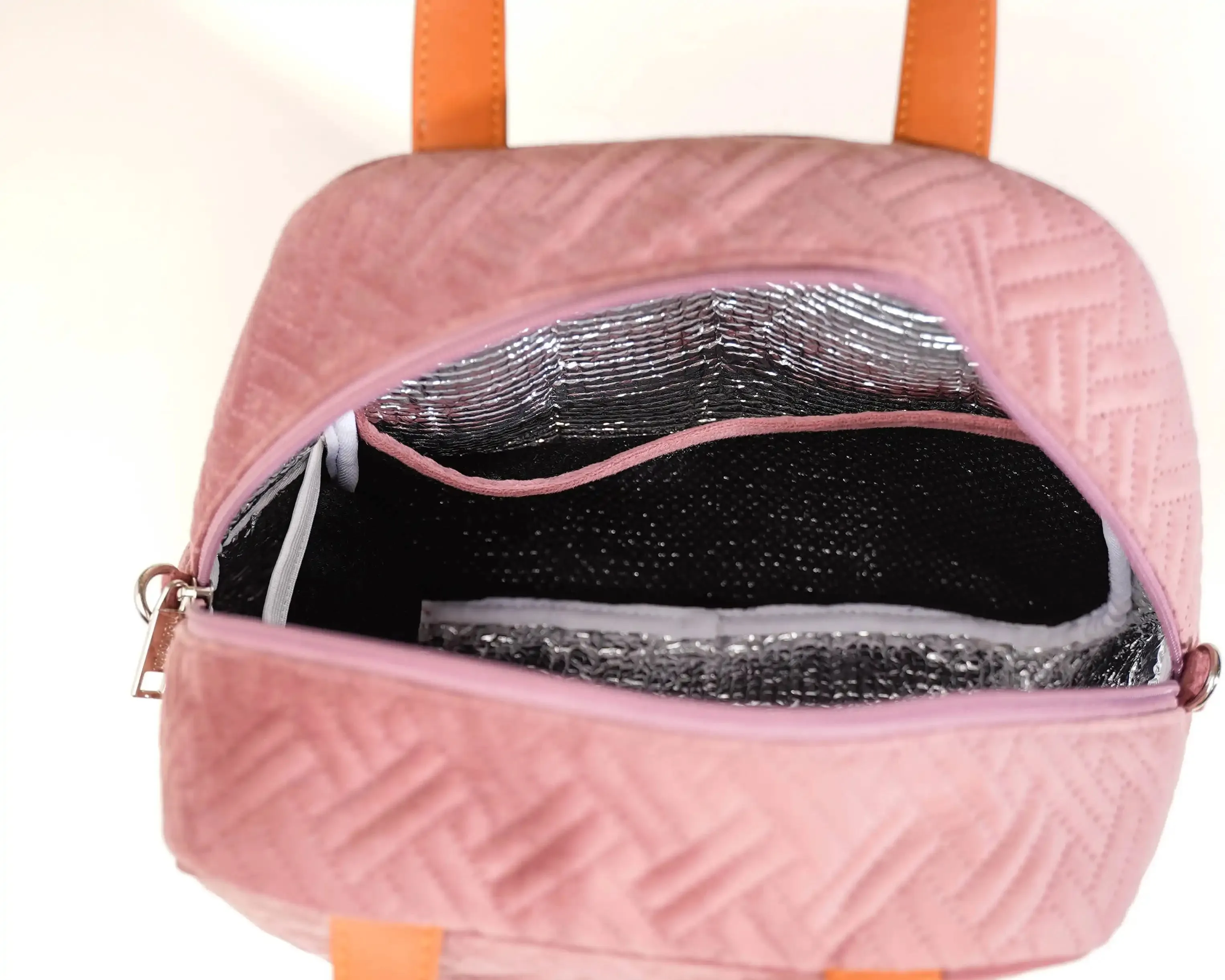 Designer Thermal Insulated Lunch Bag Pink