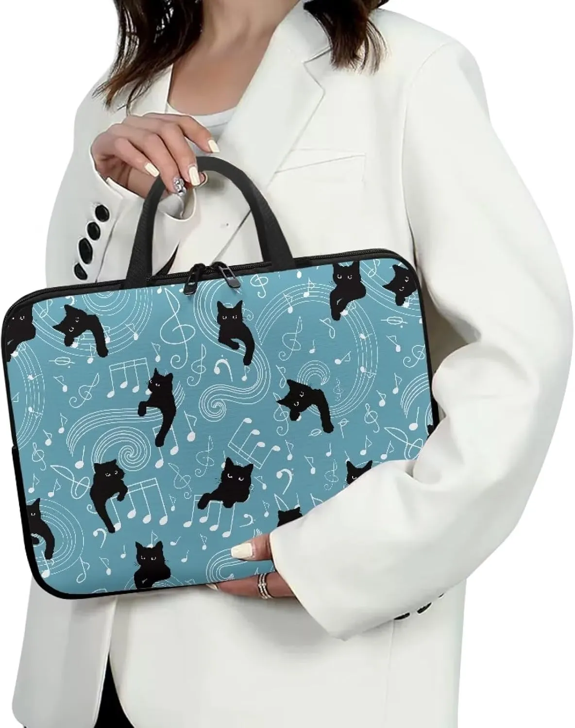 Dolyues Laptop Carrying Case for Adult Travel Workout Water-Resistant Laptop Bag Five Size Suit for Most Laptop