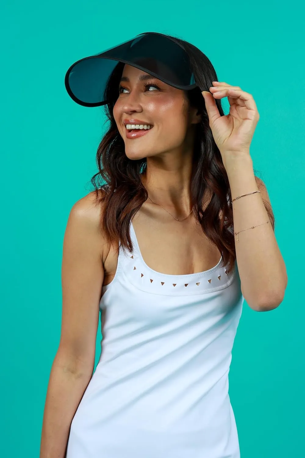 Dorado Full-Coverage Visor & UV Protection Face Shield – Adjustable Heat-Resistant & Warp-Proof Lens for Women & Men Black