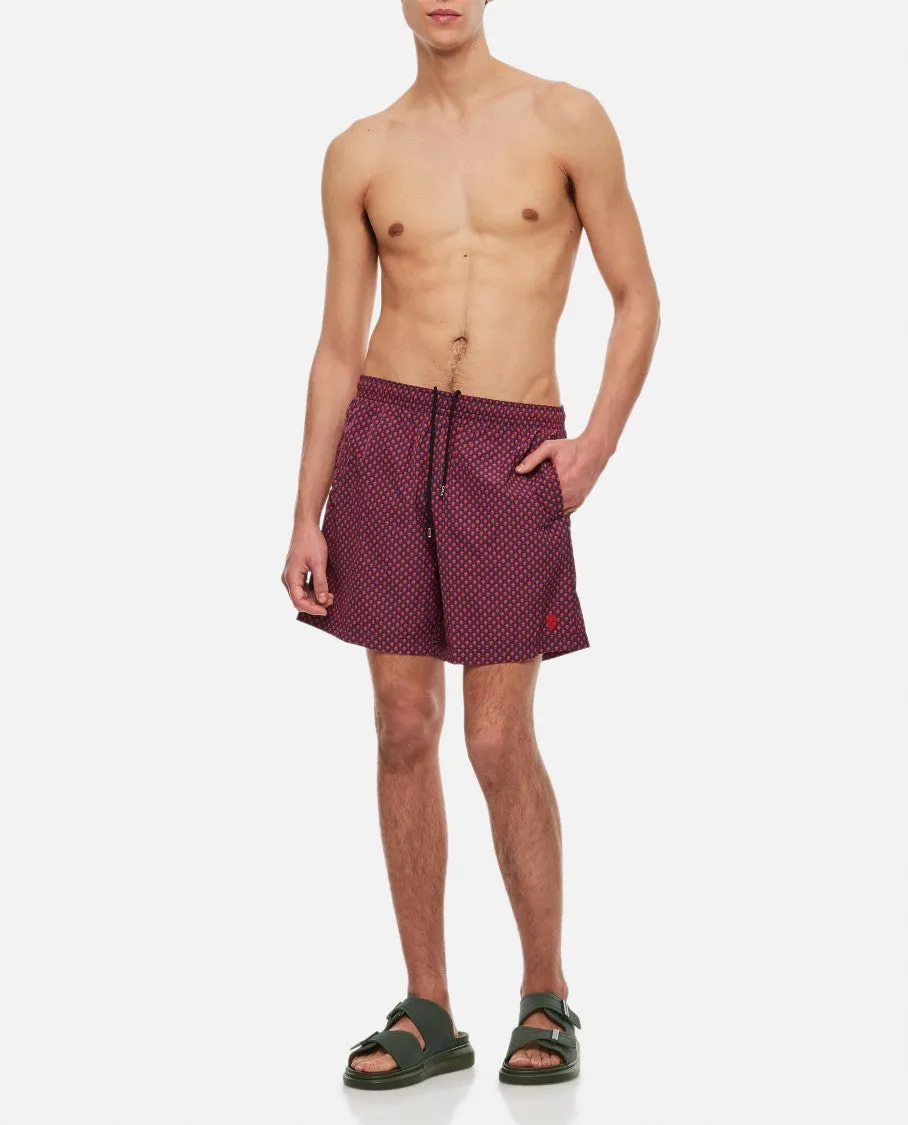 Dots Skull Swimshorts