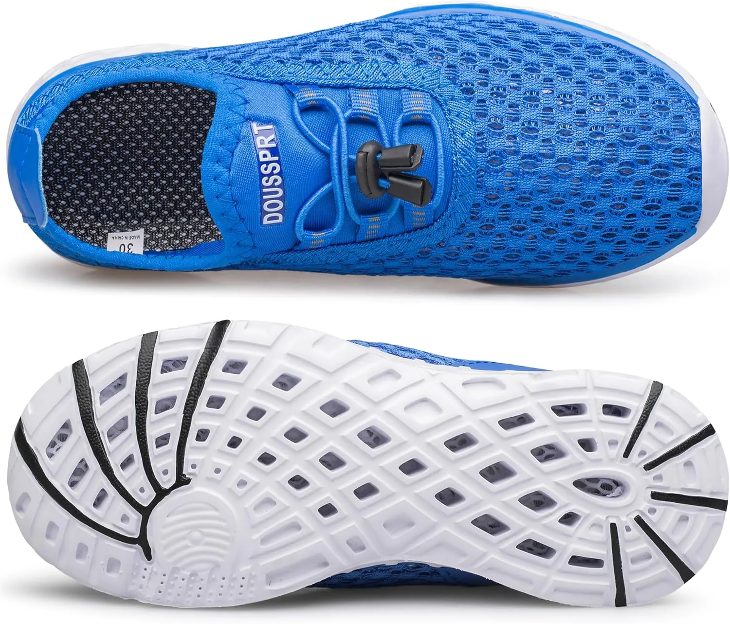 DOUSSPRT Water Shoes for Kids Boys Girls Quick Dry Beach Sports Swim Pool Aqua Shoes for Toddler/Little Kid/Big Kid
