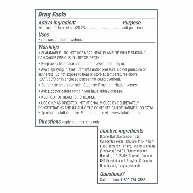 Dove - Clear Finish Antiperspirant Spray - 3 Ct Each