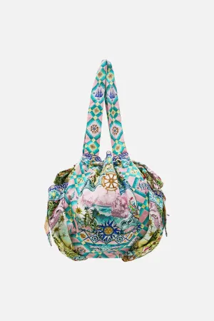Drawstring Beach Bag (Just Coasting)