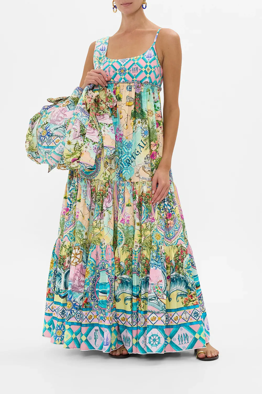 Drawstring Beach Bag (Just Coasting)