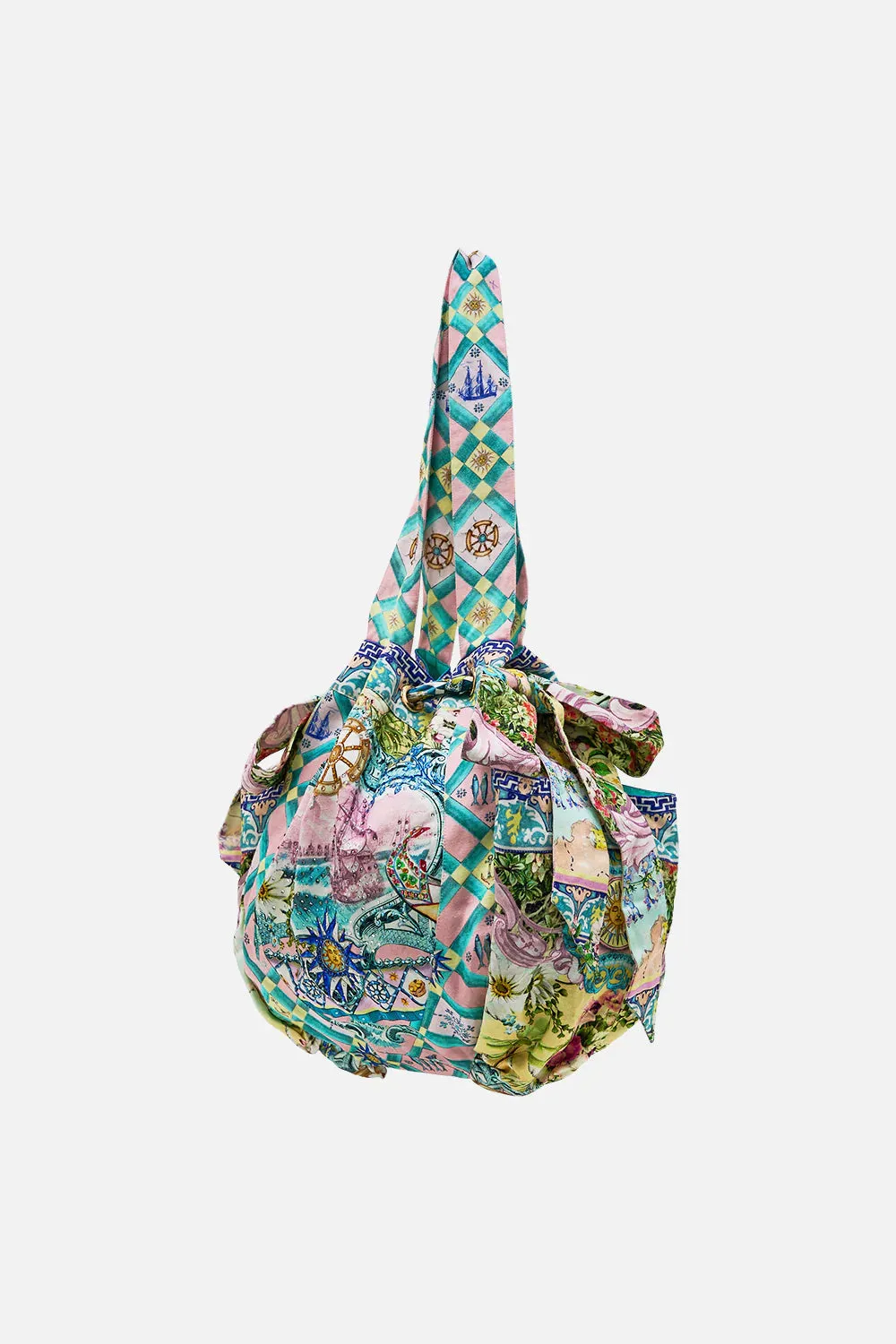 Drawstring Beach Bag (Just Coasting)