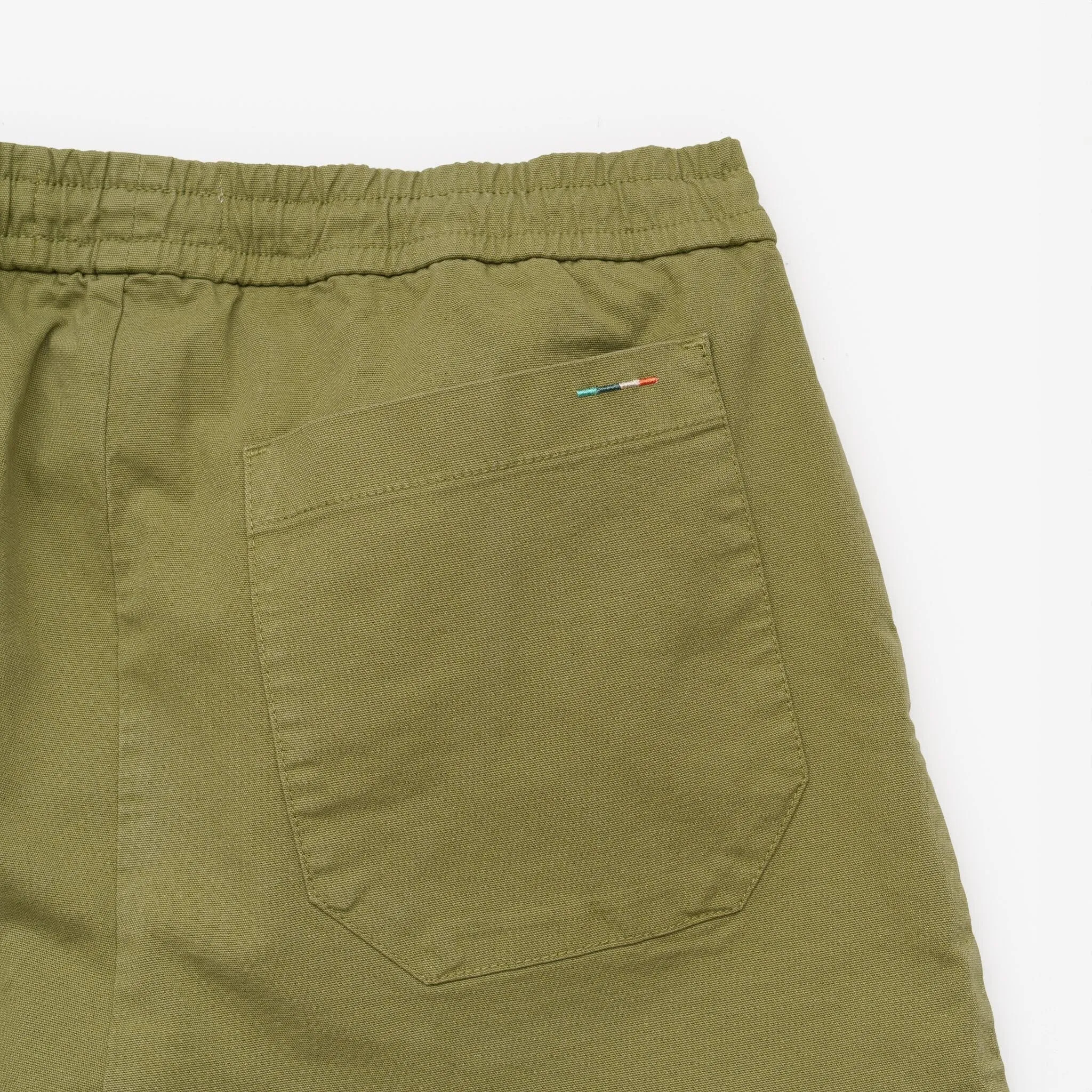 Drawstring Cotton Shorts