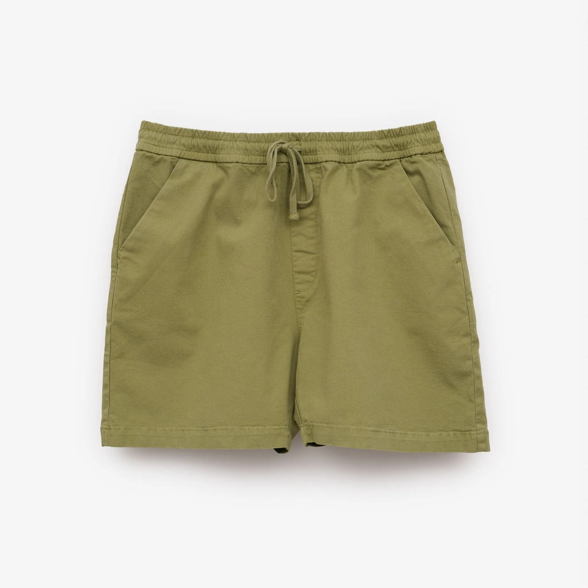 Drawstring Cotton Shorts
