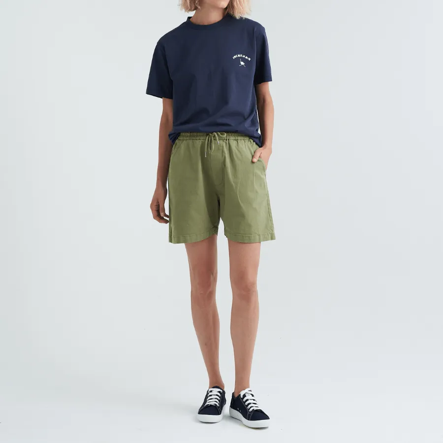 Drawstring Cotton Shorts