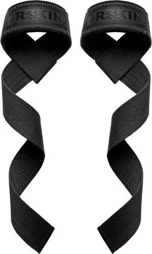 DRSKIN Lifting Straps for Weightlifting Lifting Wrist Straps 26 inch Deadlift Bodybuilding Powerlifting Strength Training Workouts Gym Neoprene Cushioned Cotton Men Women