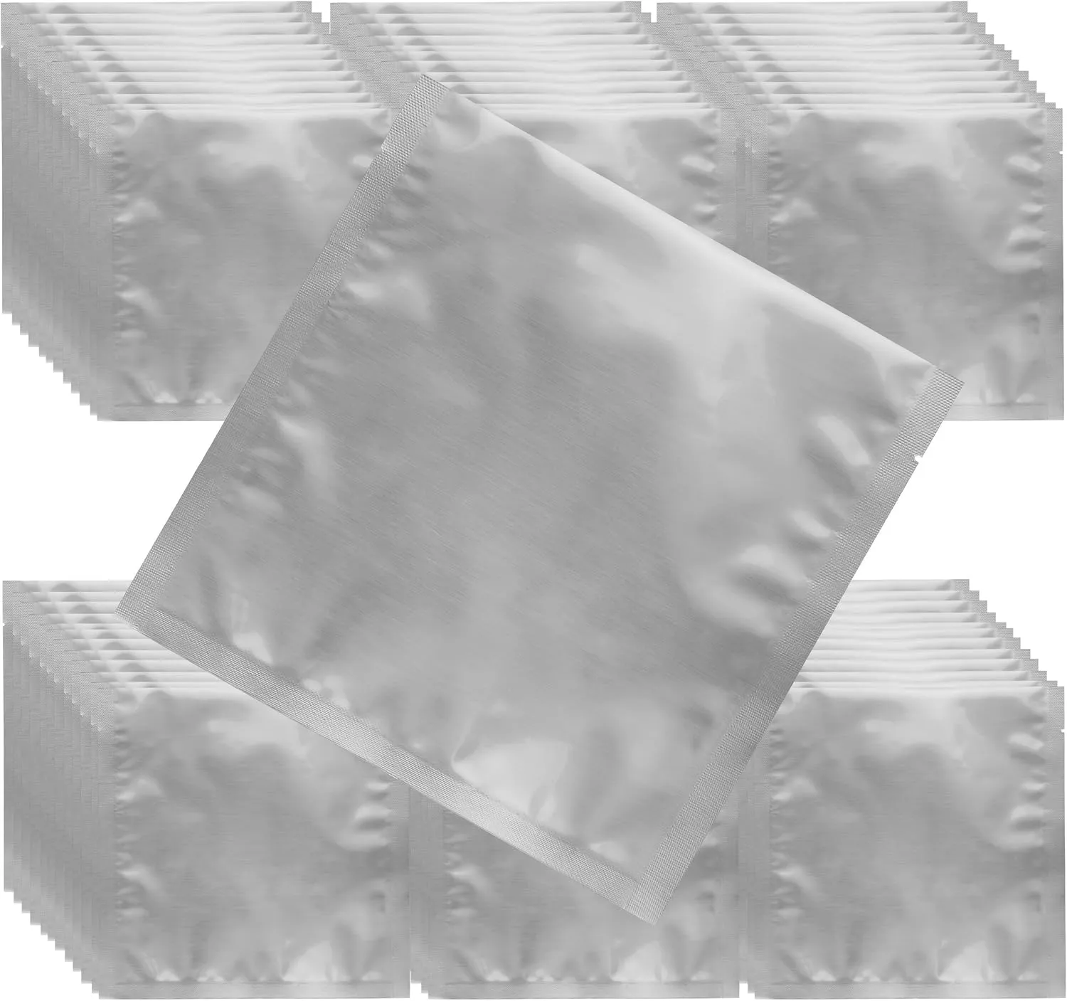 Dry-Packs 50 Pack Of Mylar 8x8" Quart Size Bags