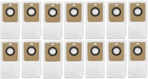 Dust Bag ，Compatible for Dreame, Bot Z10 Pro / L10 Plus Auto-Empty Robot Vacuum 4L Dust Bag Replacement Cleaner Spare Parts Accessories Garbage Bags(14pcs)
