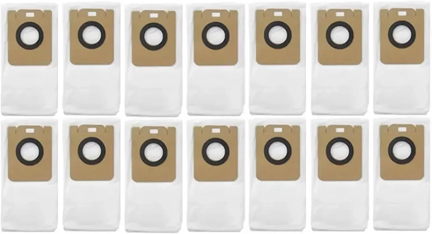 Dust Bag ，Compatible for Dreame, Bot Z10 Pro / L10 Plus Auto-Empty Robot Vacuum 4L Dust Bag Replacement Cleaner Spare Parts Accessories Garbage Bags(14pcs)