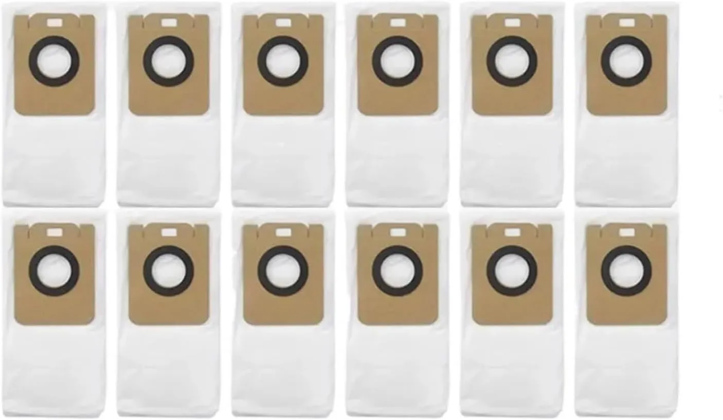 Dust Bag ，Compatible for Dreame, Bot Z10 Pro / L10 Plus Auto-Empty Robot Vacuum 4L Dust Bag Replacement Cleaner Spare Parts Accessories Garbage Bags(14pcs)
