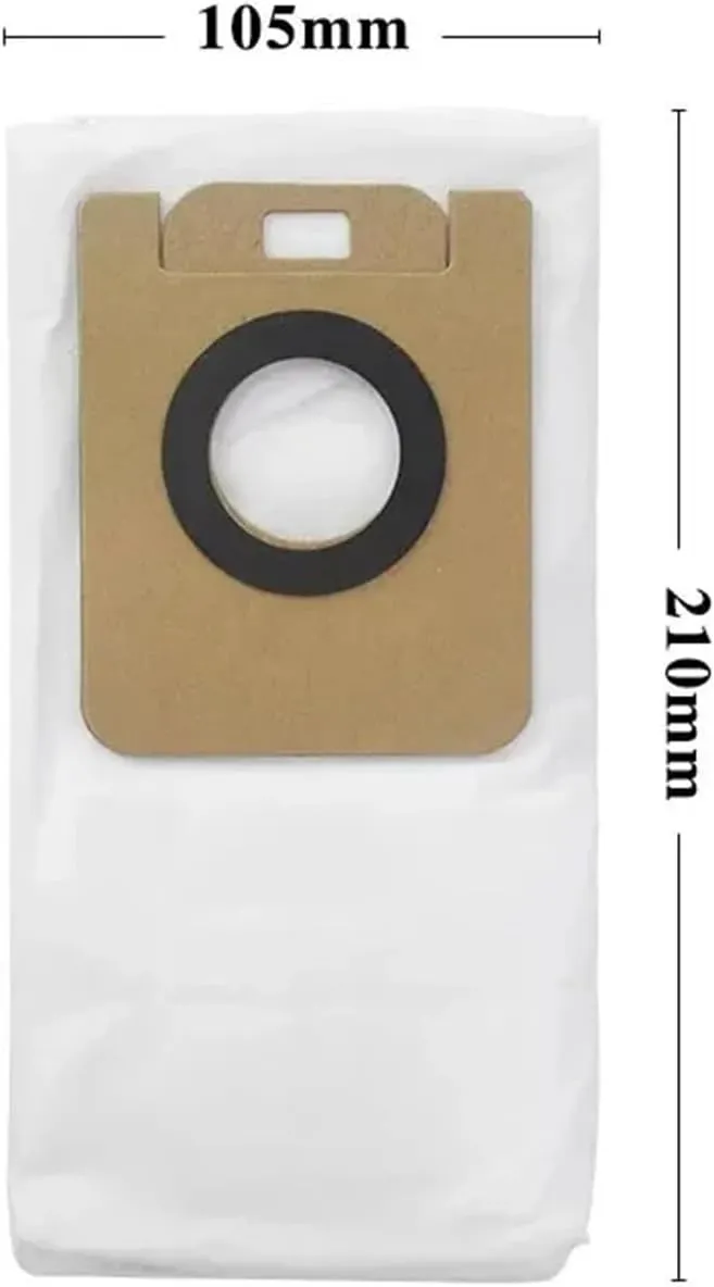 Dust Bag ，Compatible for Dreame, Bot Z10 Pro / L10 Plus Auto-Empty Robot Vacuum 4L Dust Bag Replacement Cleaner Spare Parts Accessories Garbage Bags(14pcs)