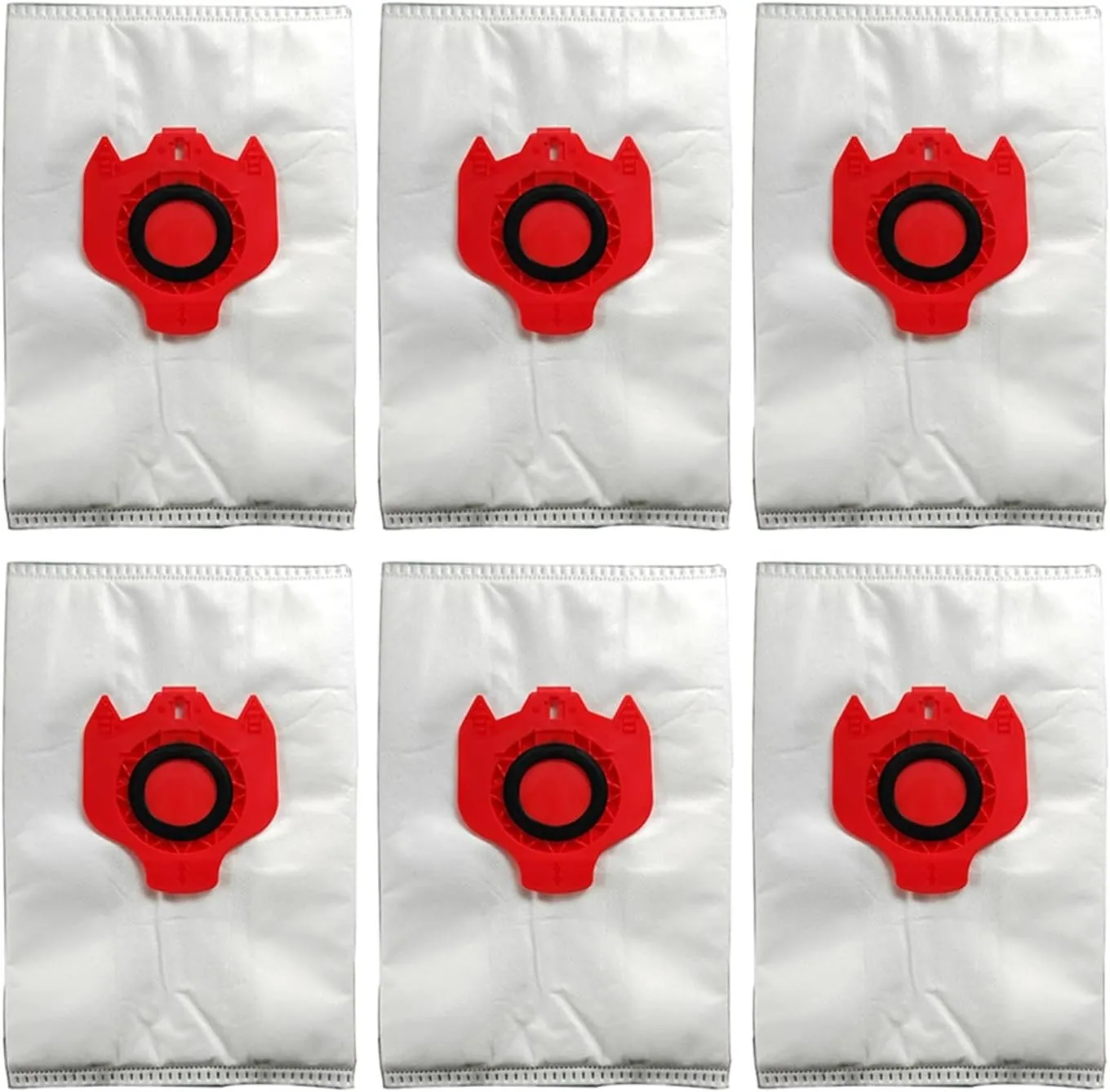 Dust Bags Household Maintenance Vacuum Bags High Efficiency Easy To Replace Effective Dust Capture Fits Multiple Series(Red)