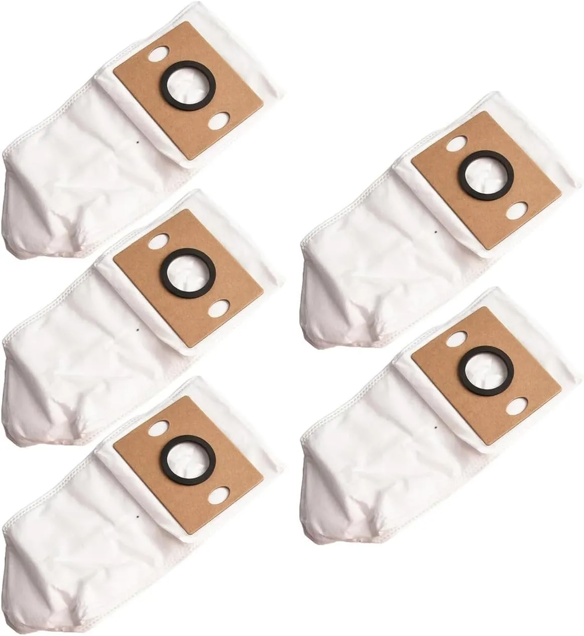 Dust Bags，Compatible for ILIFE，for V9 Pro Robot Vacuum Cleaner Accessory 5 Pack Replacement Dust Bags