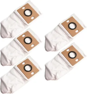 Dust Bags，Compatible for ILIFE，for V9 Pro Robot Vacuum Cleaner Accessory 5 Pack Replacement Dust Bags