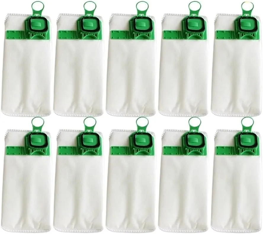 Dust Filter Bag，Compatible For Vorwerk， VK140 VK150 Garbage Bags FP140 Vacuum Cleaner Parts(10pcs)