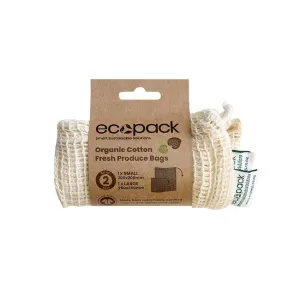 EC-37 Organic Cotton String Bags - Set of 2 (Sml & Lrg)