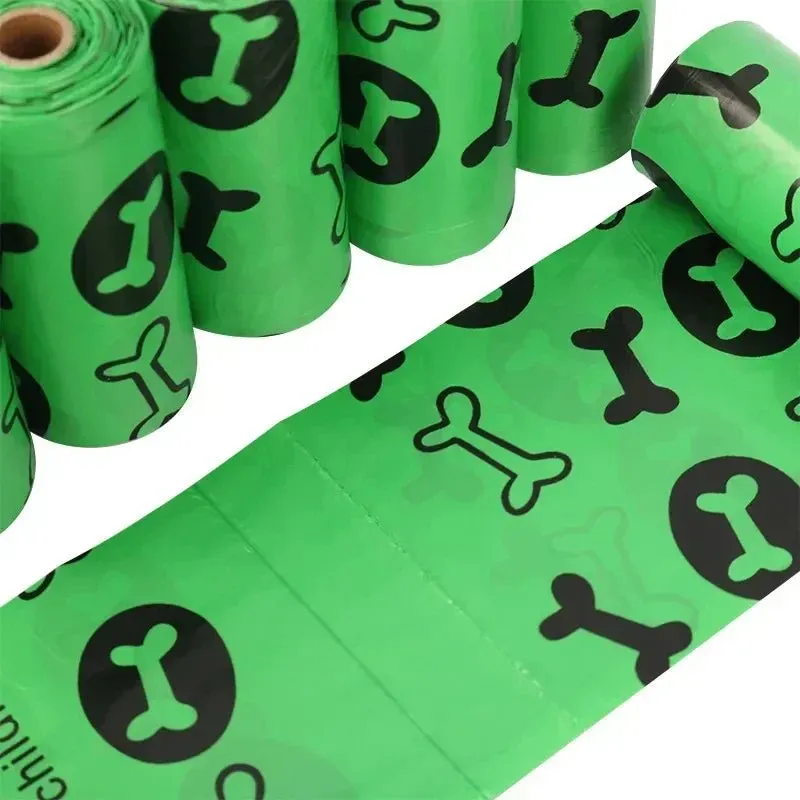 Eco-Friendly Dog Poop Bags Rolls - Biodegradable, Leak-Proof, Easy Tear for Home & Walks