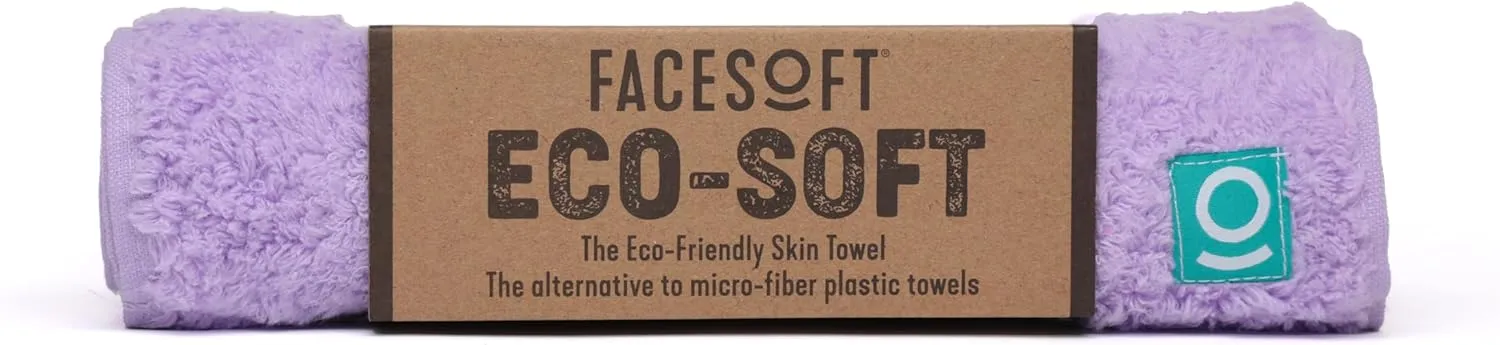 Eco Friendly Gym Towels for Working Out - Soft and Absorbent Cotton Exercise Towel - No Synthetic Microfibers or Plastics - Sweat Towel for Gym, Fitness, Sports, Yoga - Lavender - 1 Pc