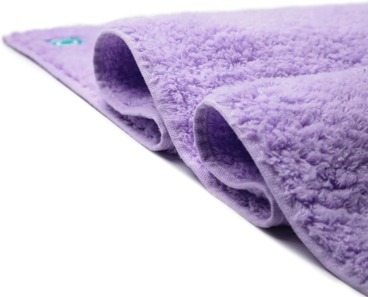 Eco Friendly Gym Towels for Working Out - Soft and Absorbent Cotton Exercise Towel - No Synthetic Microfibers or Plastics - Sweat Towel for Gym, Fitness, Sports, Yoga - Lavender - 1 Pc