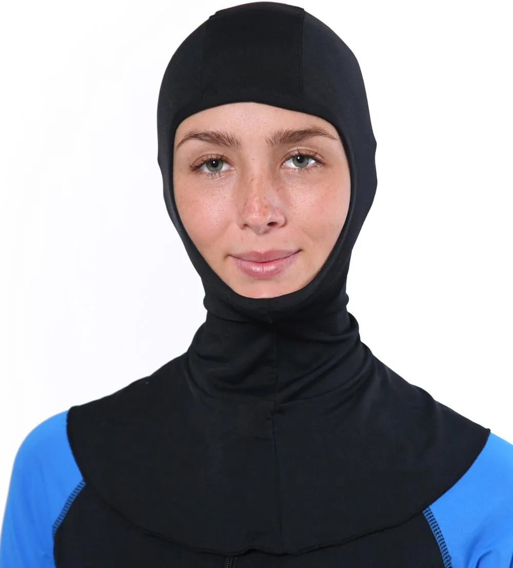 EcoStinger® Women Sun Protective UV Hood Balaclava Chlorine Resistant UPF50  Black