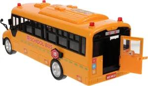 Educational Inertia Bus for Sound Light School Bus Model Vehicle for Indoor Outdoor Play Stimulates Imagination Creativity Present