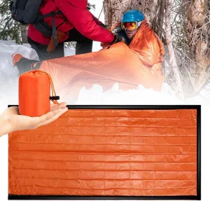 Emergency Sleeping Bag, 84"X36" Emergency Sleeping Bags for Survival Sleeping Bag, Waterproof Thermal Bivy Sack Sleep Survival Shelter, Emergency Survival Sleeping Bag for Camping