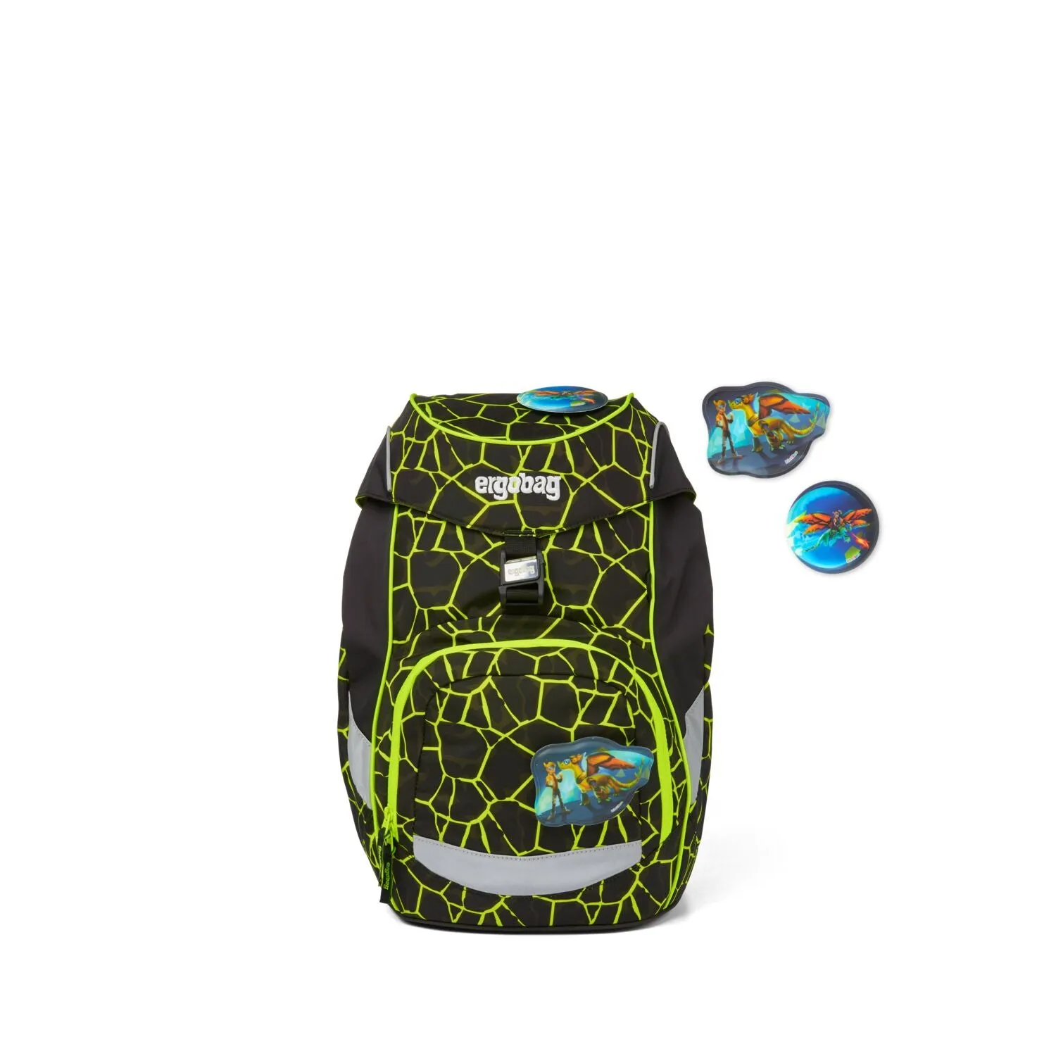 ergobag Prime School Backpack Dragon RideBear